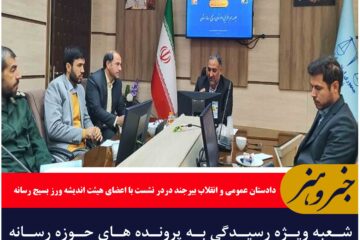 شعبه ویژه رسیدگی به پرونده های حوزه رسانه در خراسان جنوبی تشکیل می شود