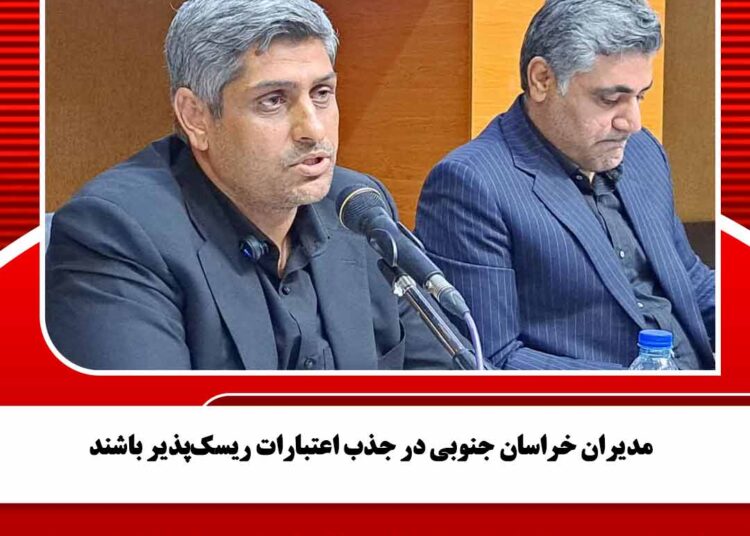 مدیران خراسان جنوبی در جذب اعتبارات ریسک‌پذیر باشند