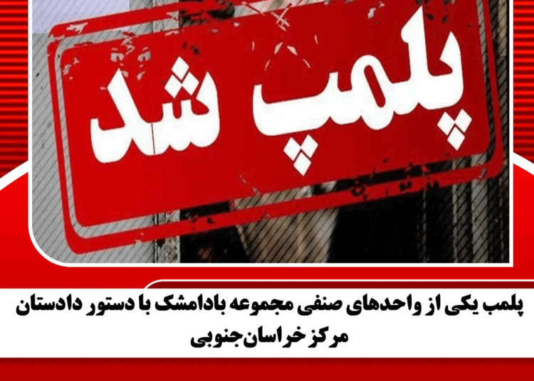 پلمب یکی از واحدهای صنفی مجموعه بادامشک با دستور دادستان مرکز خراسانجنوبی